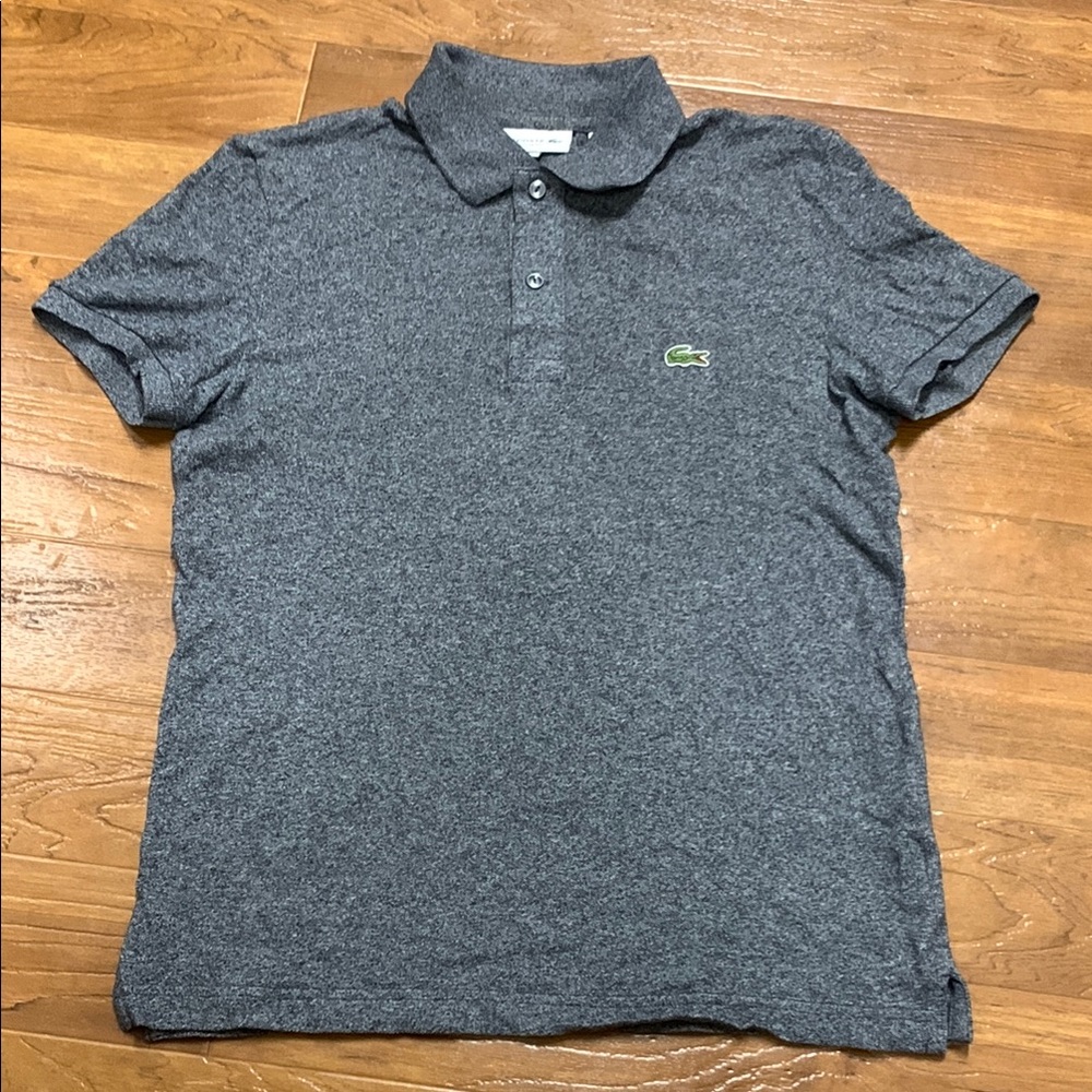 Lacoste Men's Classic Grey Polo Shirt